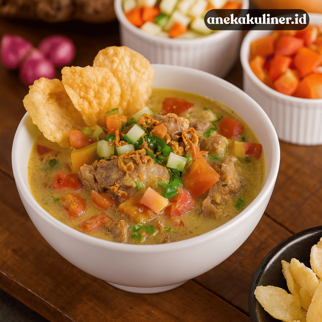Soto Betawi: Kuah Santan Gurih yang Bikin Nagih