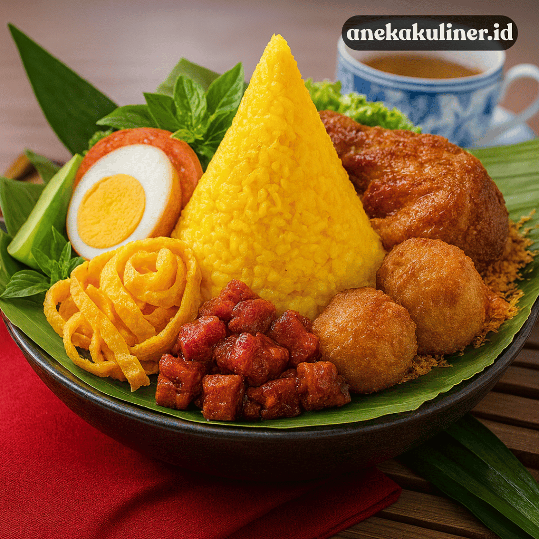 Nasi Kuning Spesial: Makanan Perayaan Tradisional Indonesia