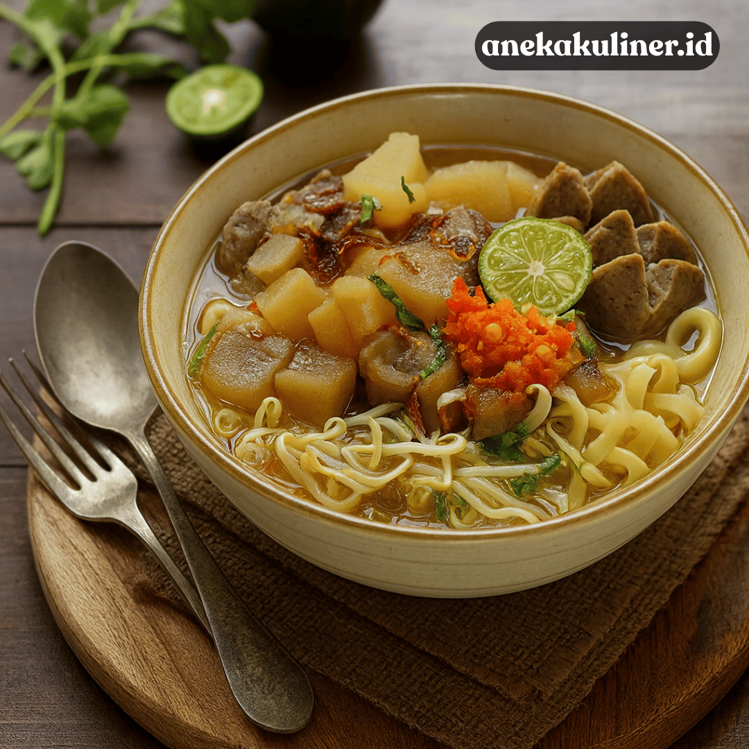 Mie Kocok Bandung Gurih dan Kenyal yang Selalu Bikin Rindu