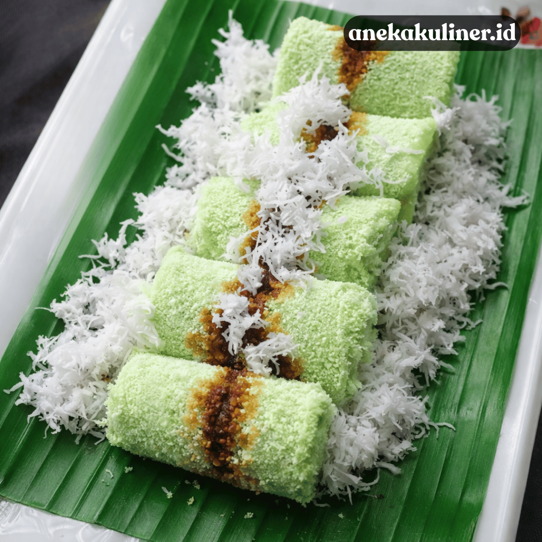 kue putu gula jawa
